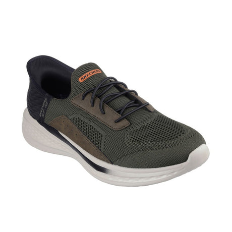 Slip-in Men's Sneaker, Olive, Skechers