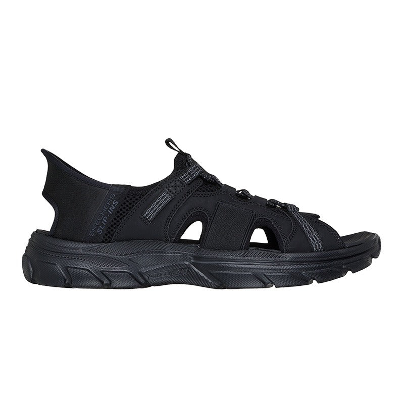 Slip-in men's sandal, Black, Skechers