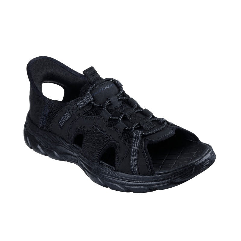 Slip-in men's sandal, Black, Skechers