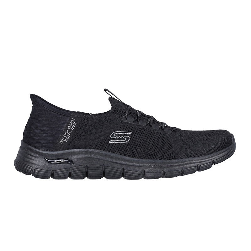 Skechers slip-in damesneaker - Sort