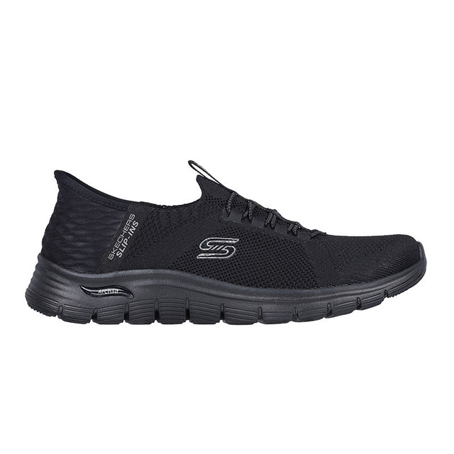 Skechers slip-in damesneaker - Sort