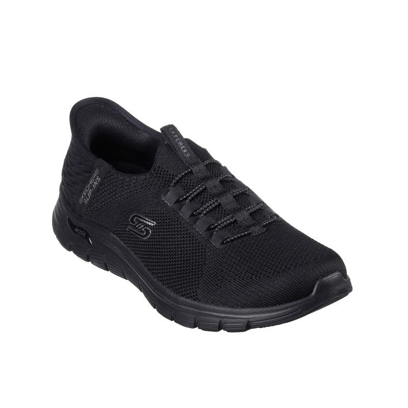Skechers slip-in damesneaker - Sort