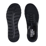 Skechers slip-in damesneaker - Sort