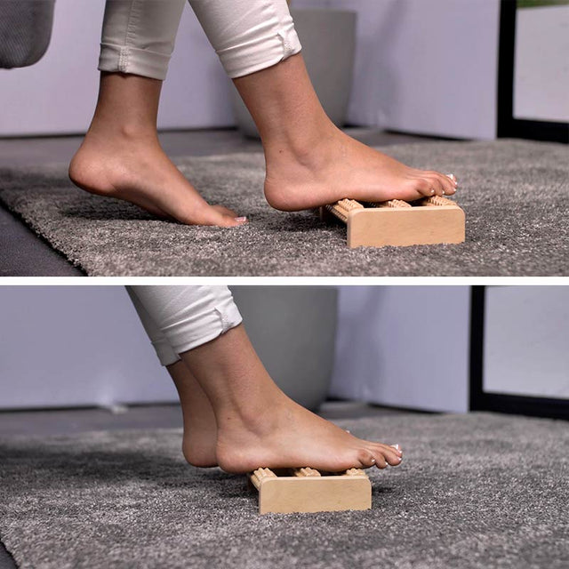 Fußmassagerolle aus Holz