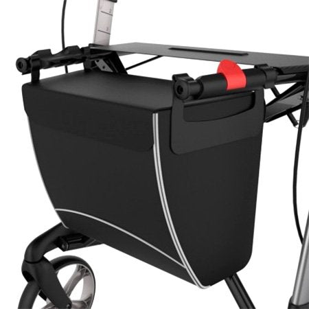 Water-Resistant Bag with Magnetic Lock for Rollator