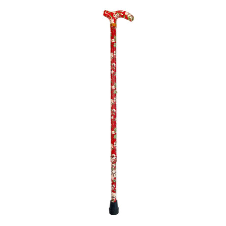 Cane, adjustable height, Hawaii floral