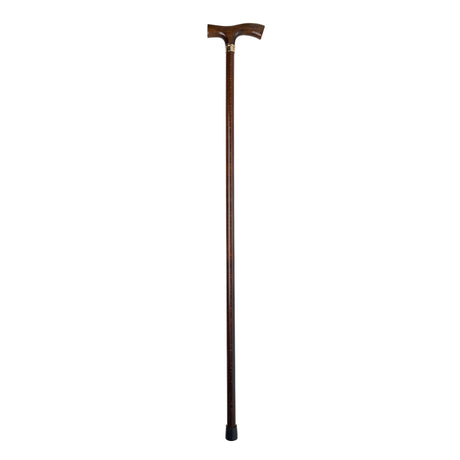 Wooden Cane with Decorative Ring