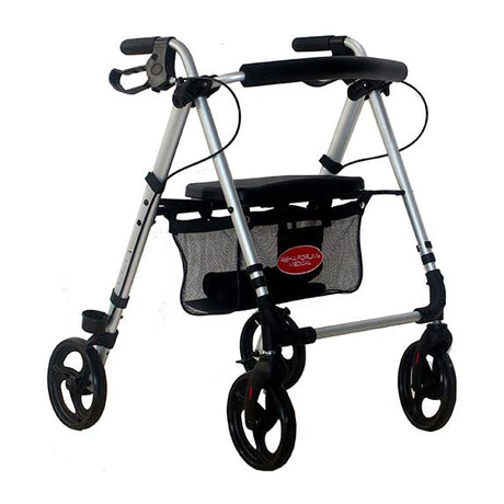Letvægts rollator - Sølv