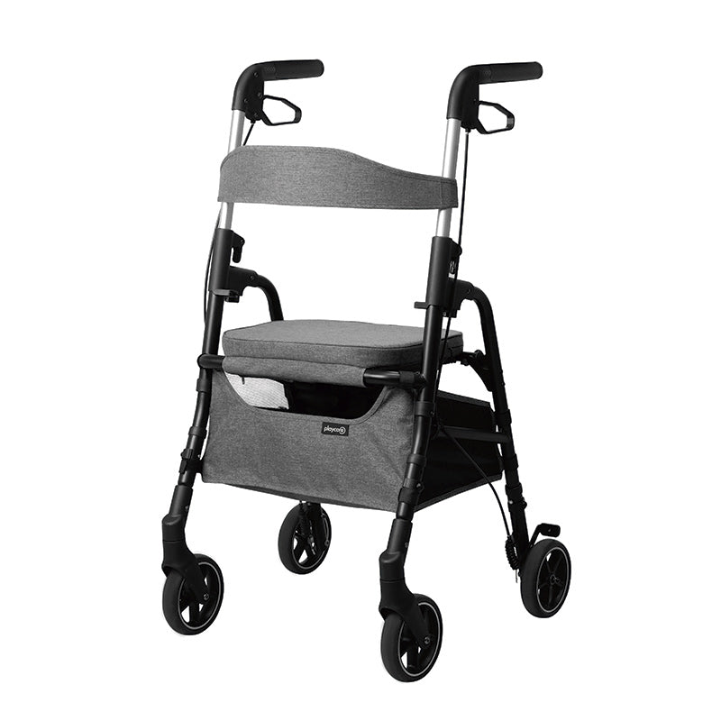 W4 Rollator / Einkaufswagen, Grau