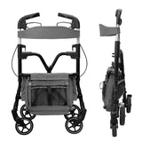 W4 rollator / shopping cart, Blue