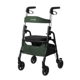 W4 rollator / shopping trolley, Green