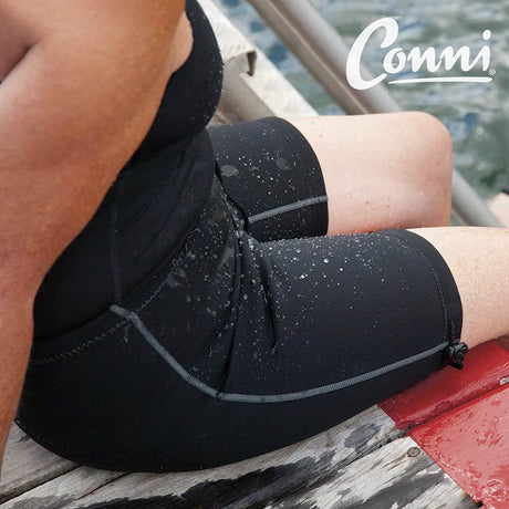 Swimming Trunks Unisex, Incontinence, Black