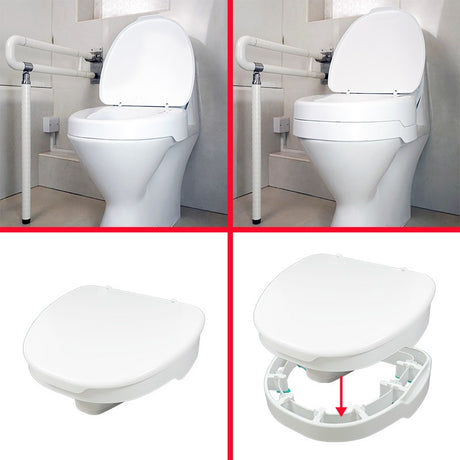 Toilet Riser, 5-10 cm, Ezy-Fit