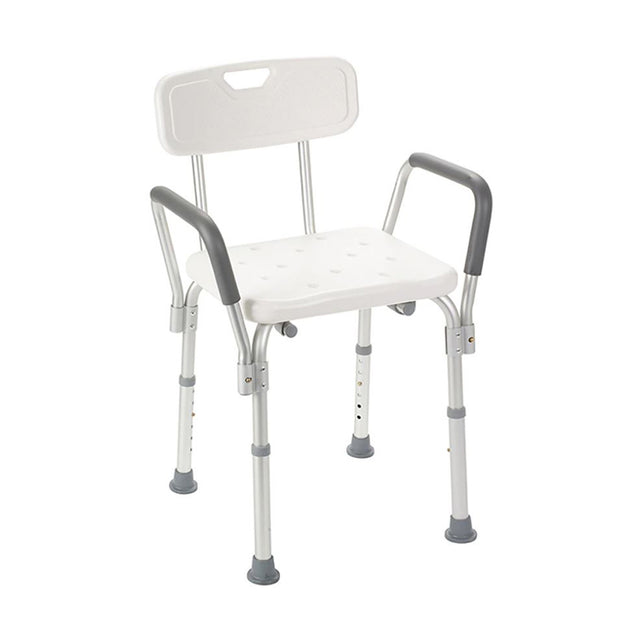 Bath chair with backrest and armrests
