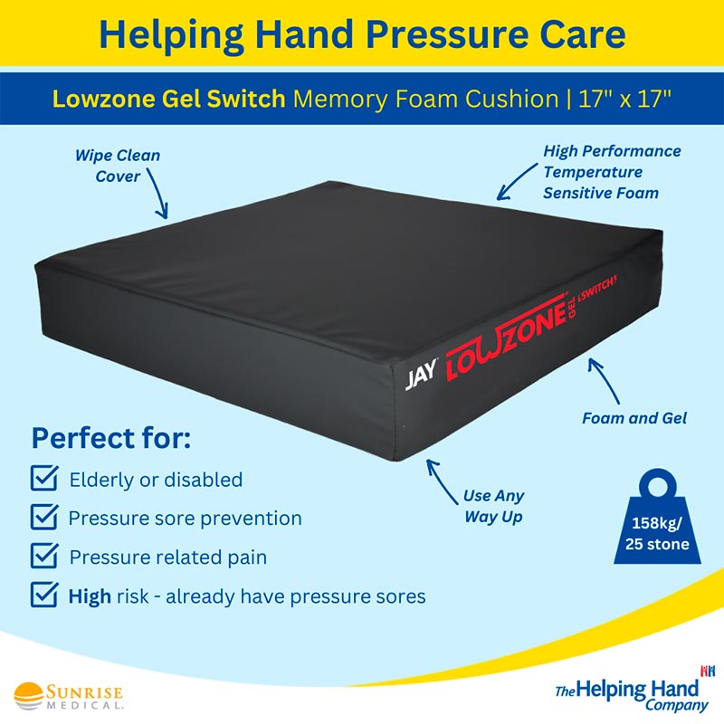 LowZone Gel Switch, Seat Cushion