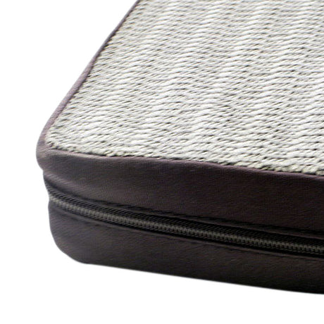 Seat cushion with black cover, 40x40x5cm