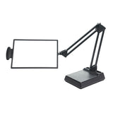Desk magnifier with flexible arm