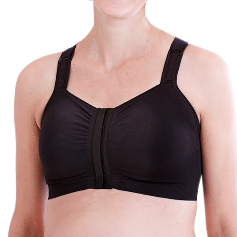 Postoperative Bra, Mirabelle, Front Closure, Black