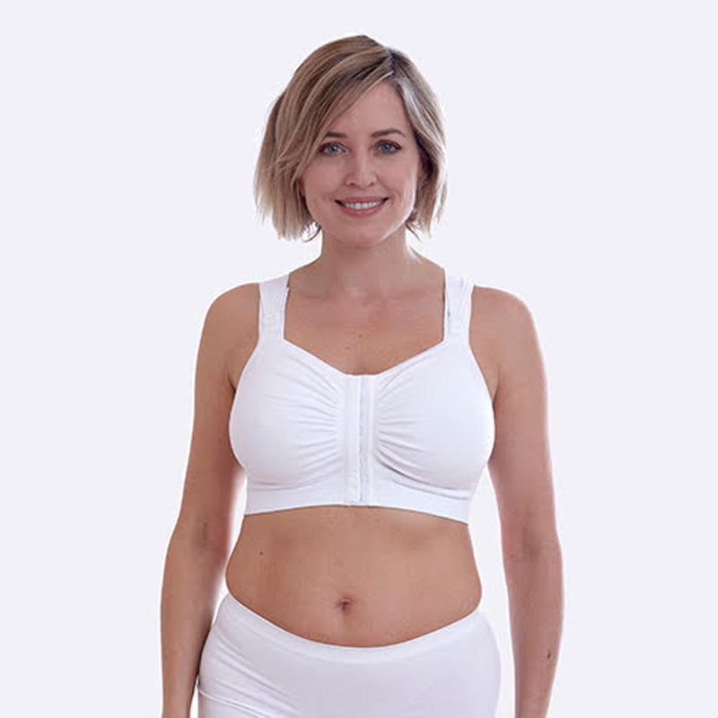 Postoperative Bra, Mirabelle, Front Closure, White