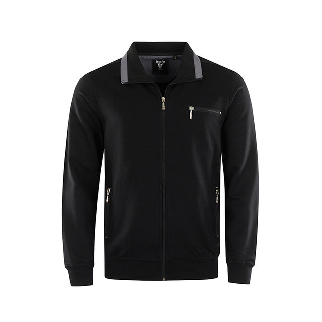 Cardigan mit Reißverschluss - Schwarz