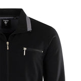 Cardigan mit Reißverschluss - Schwarz