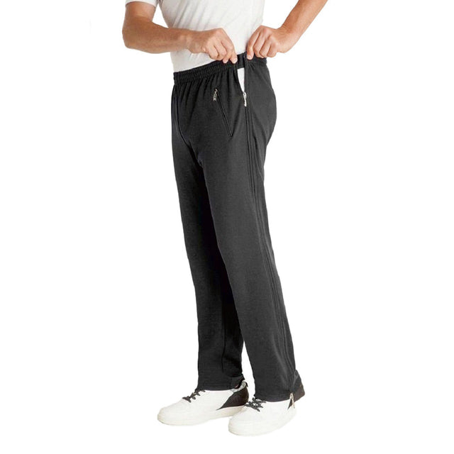 Jogginghosen mit Reißverschluss - Schwarz
