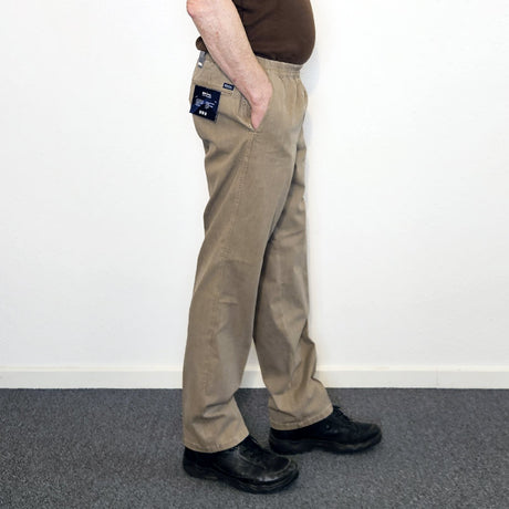 Hosen mit elastischem Bund - Sand