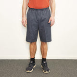 Shorts with elastic waist, Dusty Blue
