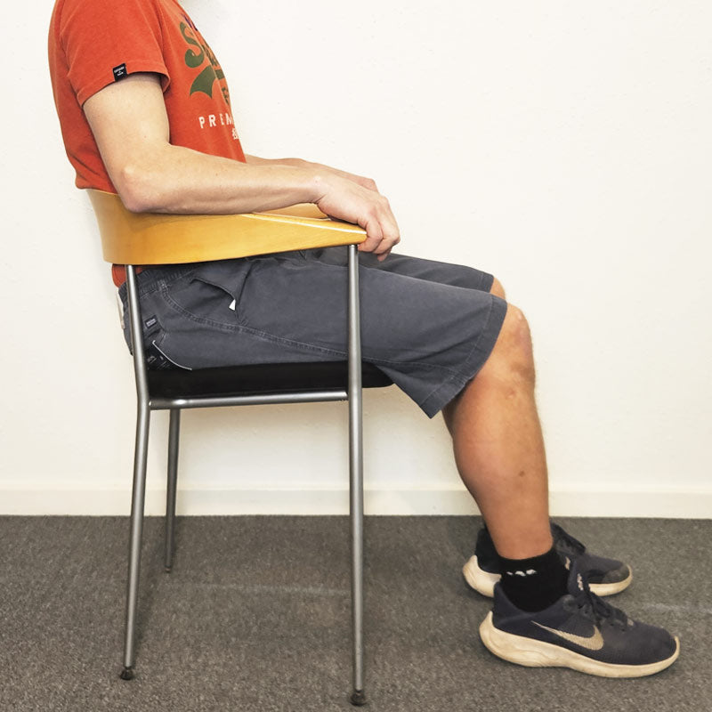 Shorts with elastic waist, Dusty Blue
