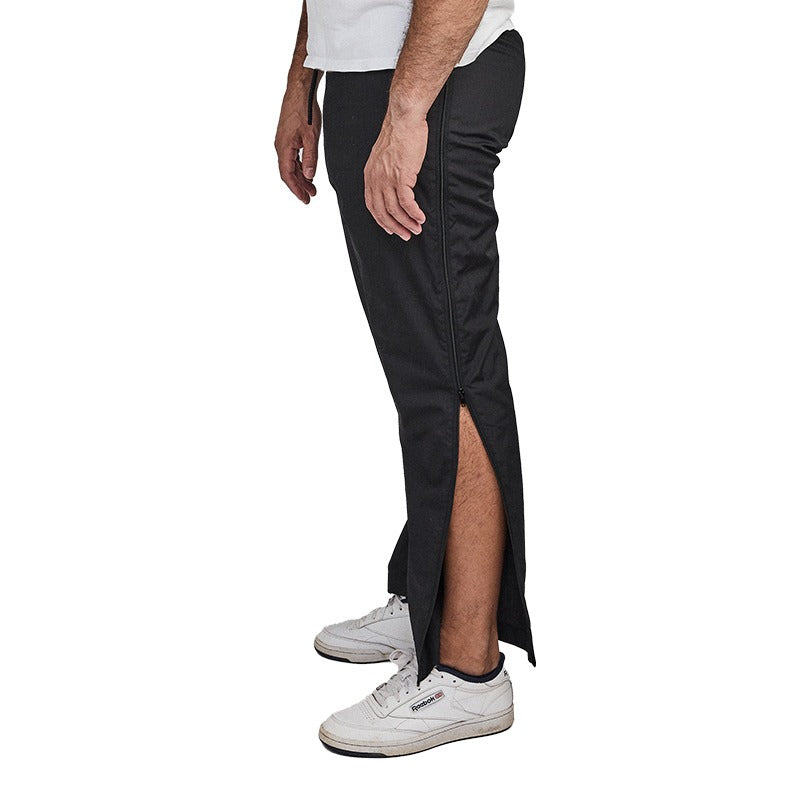 Hosen mit Reißverschluss an der Seite - Schwarz