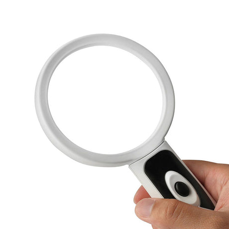 Leselupe mit LED-Licht, 2,5x-4x Vergrößerung