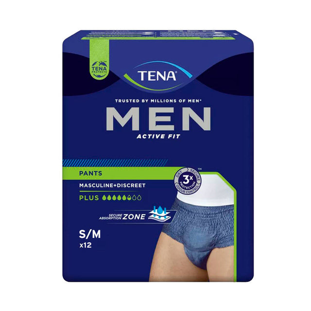 Men Active Fit Pants Plus, S/M