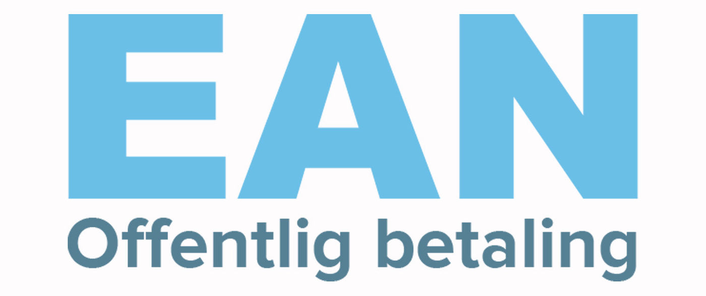 EAN Offentlig betaling logo, der bruges til betalinger for offentlige institutioner på Seniorshop.dk